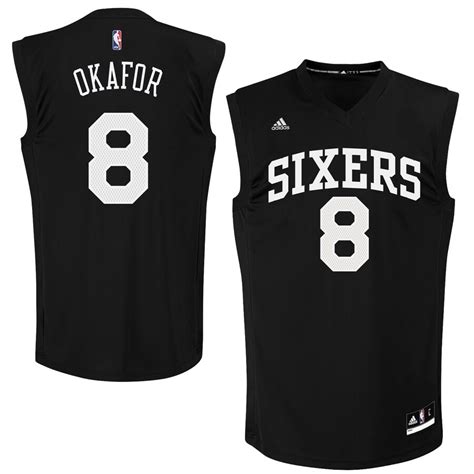 men's adidas jahlil okafor black philadelphia 76ers fashion replica jersey|Jahlil Okafor Philadelphia 76ers adidas Fashion Replica Jersey – Black.